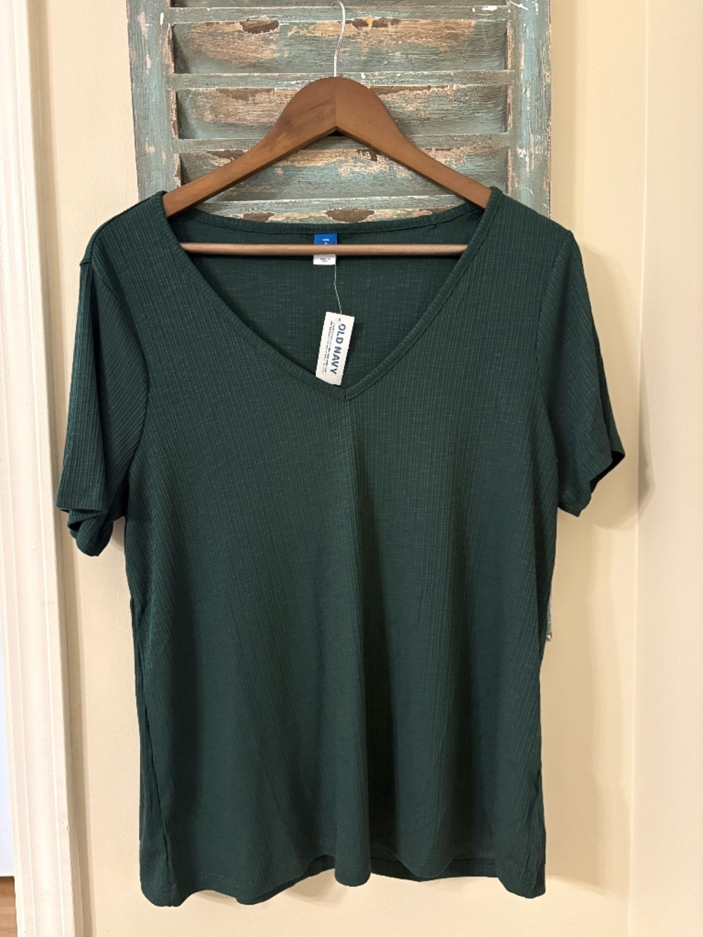 Old Navy Luxe Ribbed Oversized T-shirt